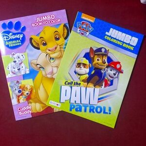 DIsney Animal Friends & Call the Paw Patrol Coloring &‎ Activity Books